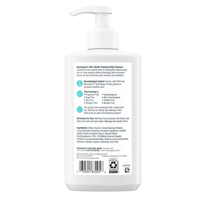 Neutrogena® Ultra Gentle Daily Cleanser, 12 Fl. Oz (USA)