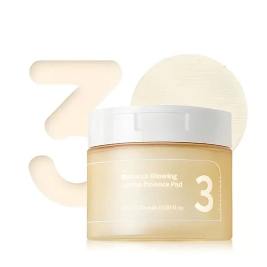 Numbuzin - No.3 Radiance Glowing Jumbo Essence Pad 70 sheets