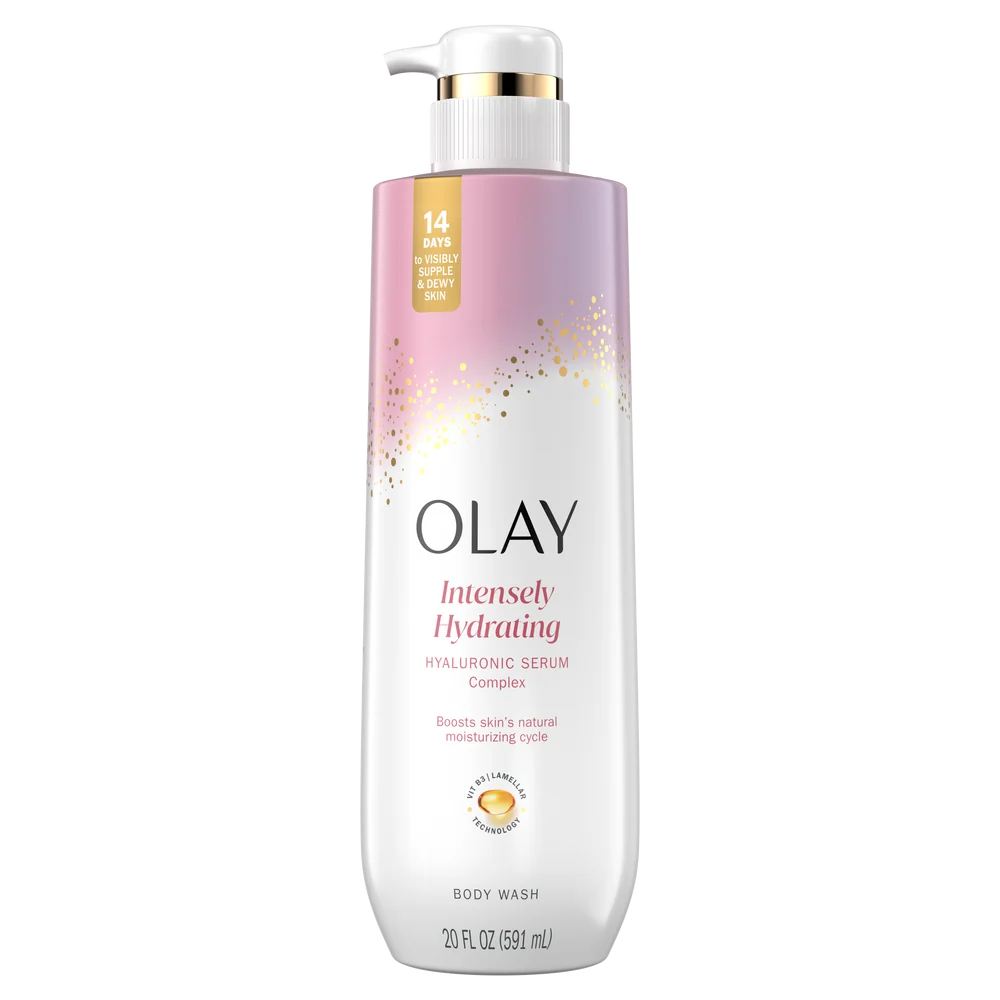 Olay Intensely Hydrating Body Wash with Hyaluronic Serum Complex