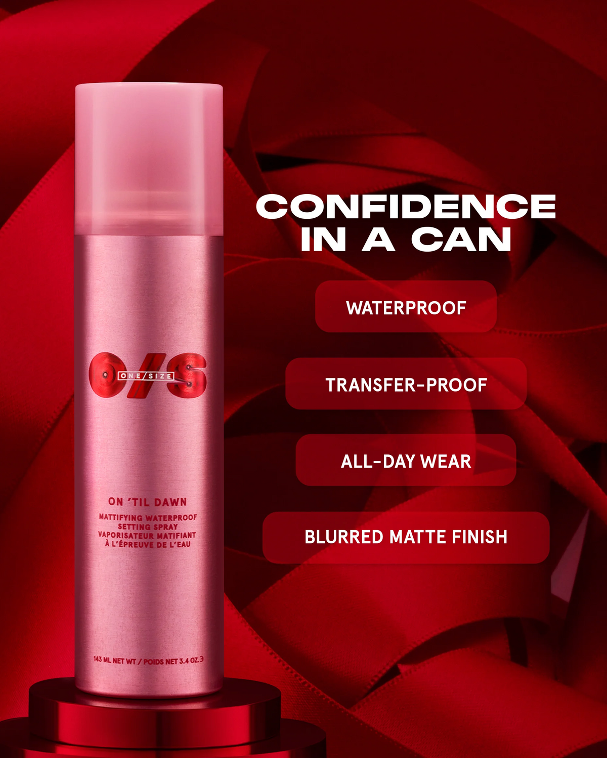 One Size On 'Til Dawn Mattifying Waterproof Setting Spray Duo One Size