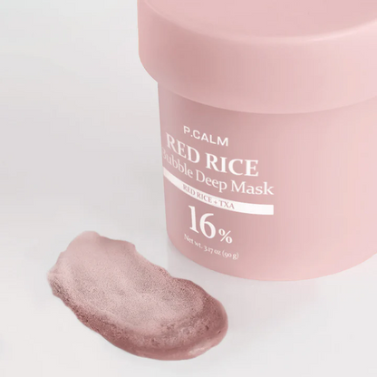 P.CALM Red Rice Bubble Deep Mask