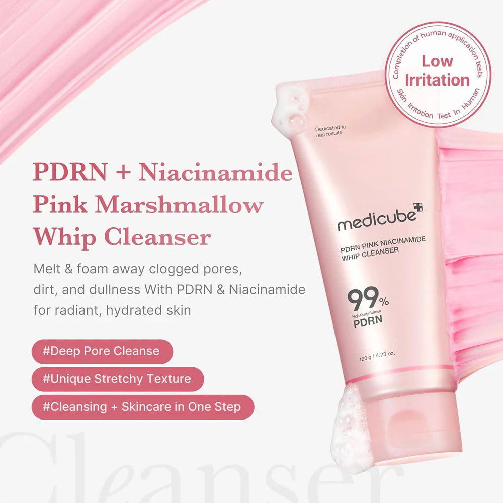 Medicube PDRN Pink Whip Cleanser Medicube