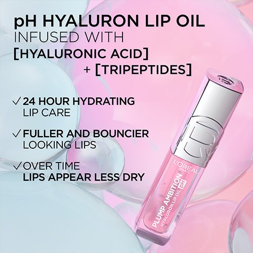 LOREAL Plump Ambition pH Color Changing Hyaluron Lip Oil