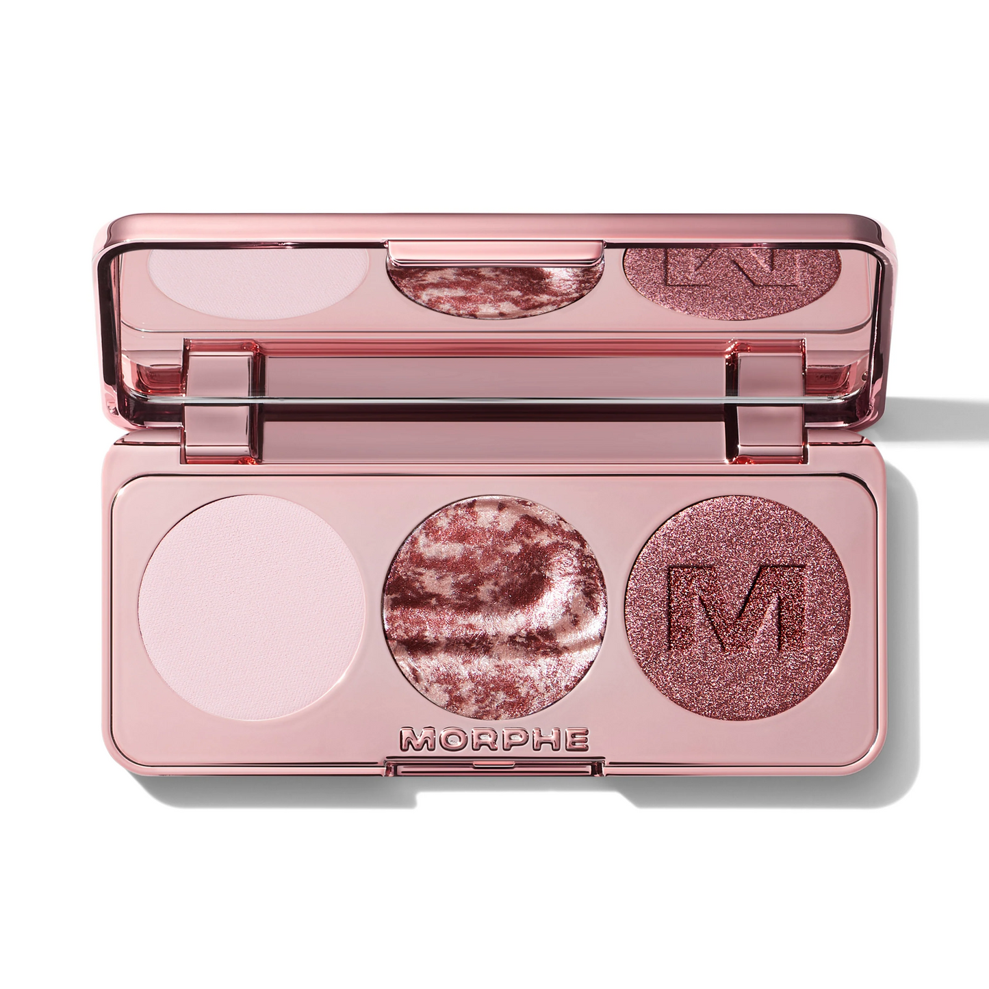 Morphe Dazzling Metal lics Eyeshadow Trio -  Platinum Bombshell
