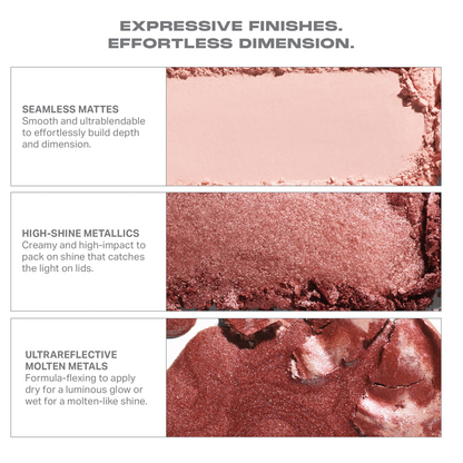 Morphe Dazzling Metal lics Eyeshadow Trio -  Platinum Bombshell