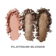 Morphe Dazzling Metal lics Eyeshadow Trio -  Platinum Bombshell