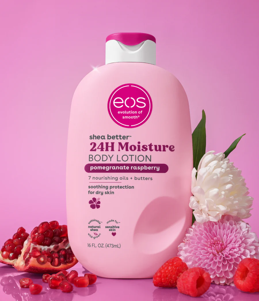 EOS - Shea Butter Body lotion Pomegranate Raspberry