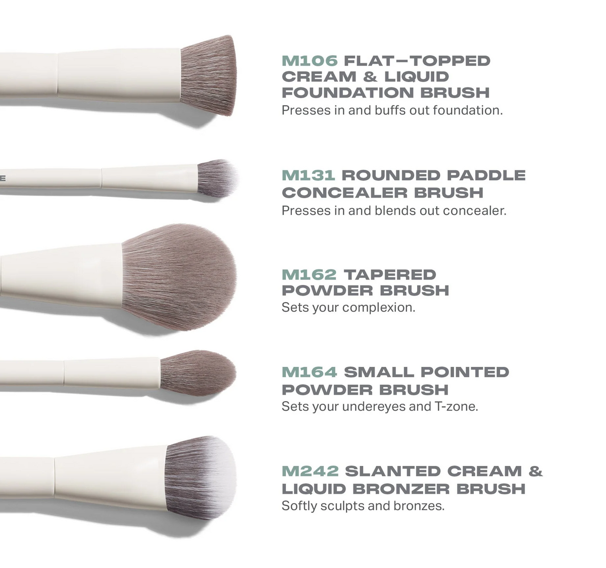 Morphe Portrait Mode 5-Piece Face Brush Set Morphe