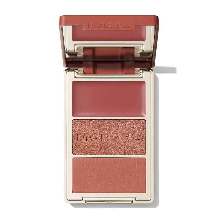 Morphe Cheek Thrills Multi-Finish Face Trio - Private Island