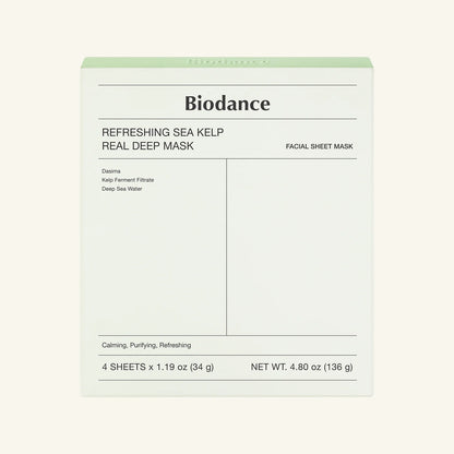 Biodance Refreshing Sea kelp Real Deep Mask