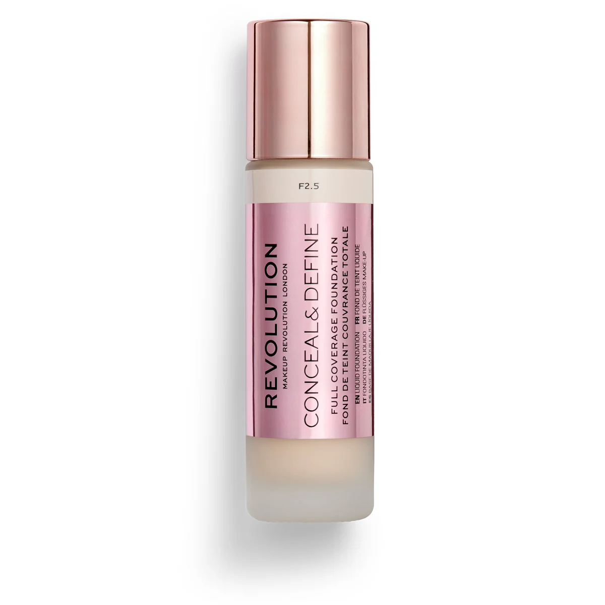 Makeup Revolution Conceal & Define Foundation - F2.5