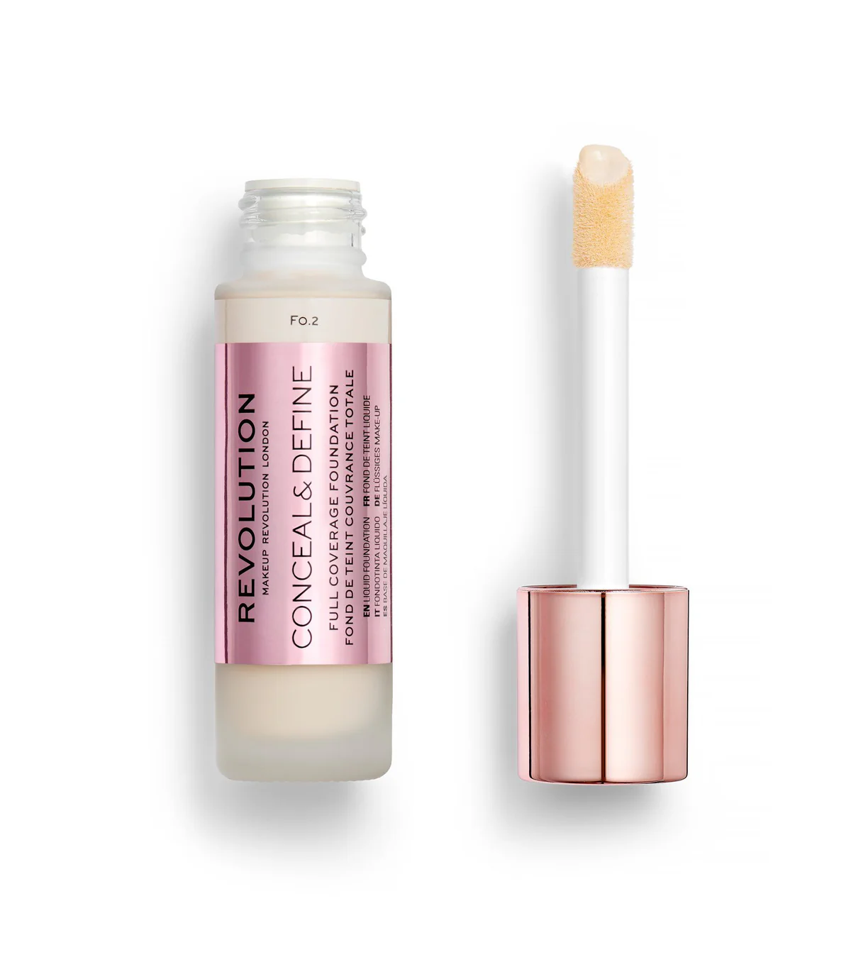 Makeup Revolution Conceal & Define Foundation - F0.2