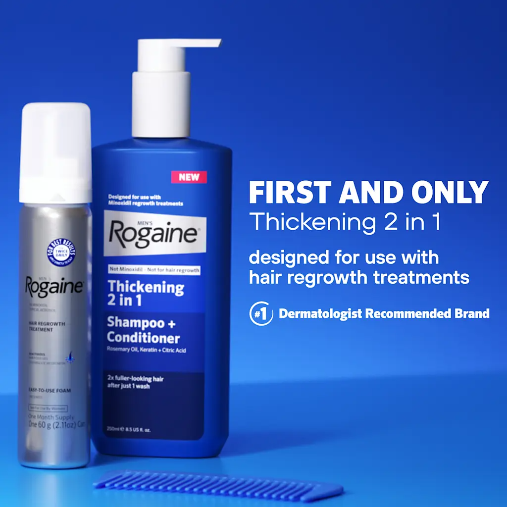 Rogaine Men's Thickening 2-in-1 Shampoo + Conditioner