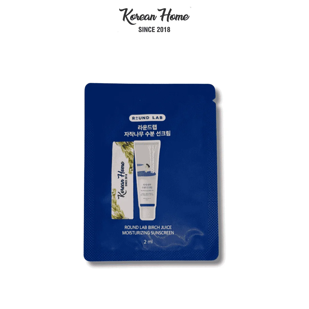 Round Lab Birch Juice Moisturizing Sunscreen Sample 2ml Round Lab