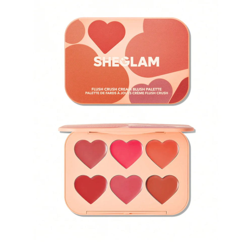 SHEGLAM Flush Crush Cream Blush Palette Sheglam