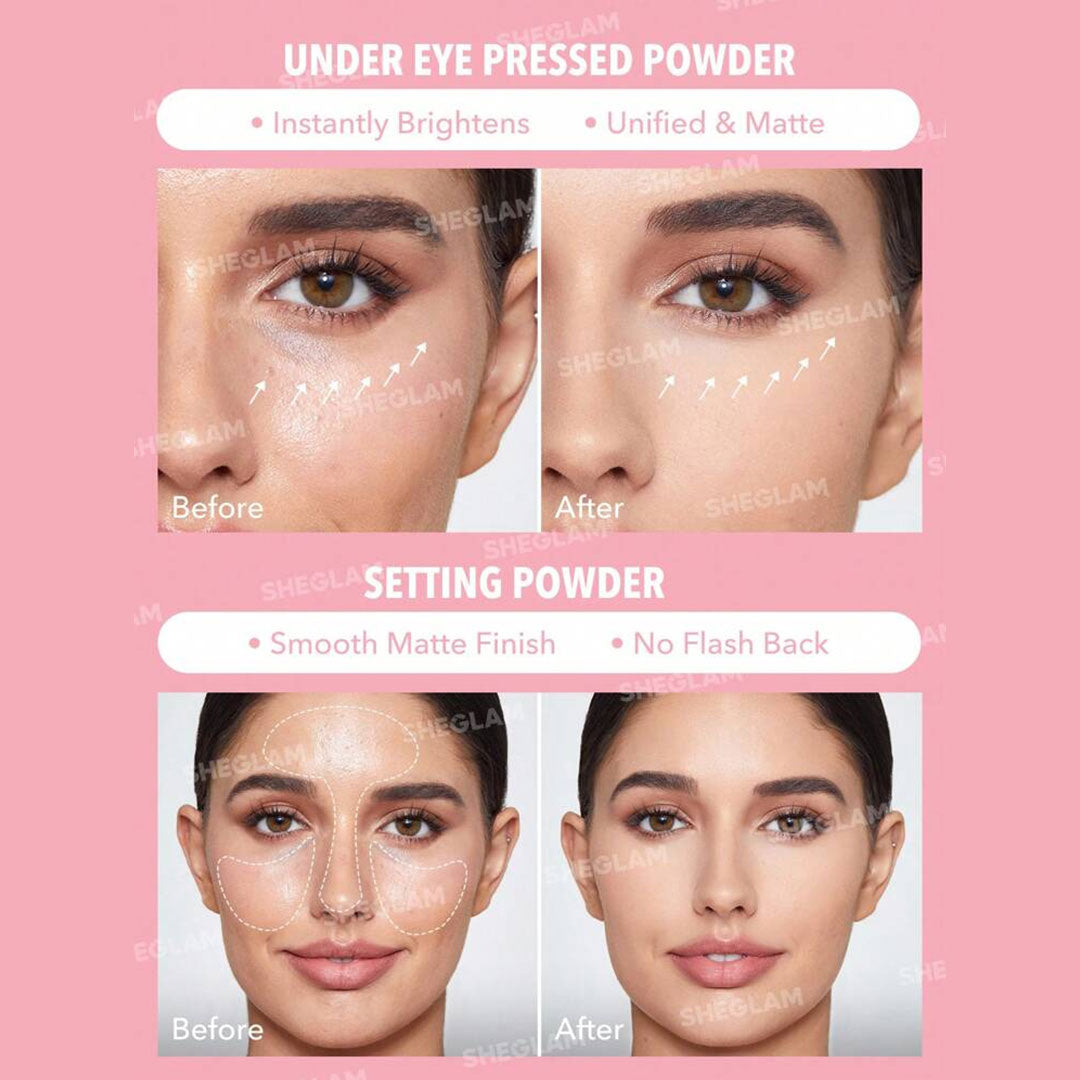 SHEGLAM Insta-Ready Face & Under Eye Setting Powder Sheglam