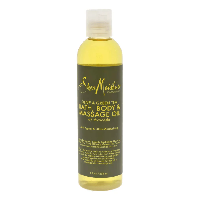 SheaMoisture Olive & Green Tea Bath, Body & Massage Oil