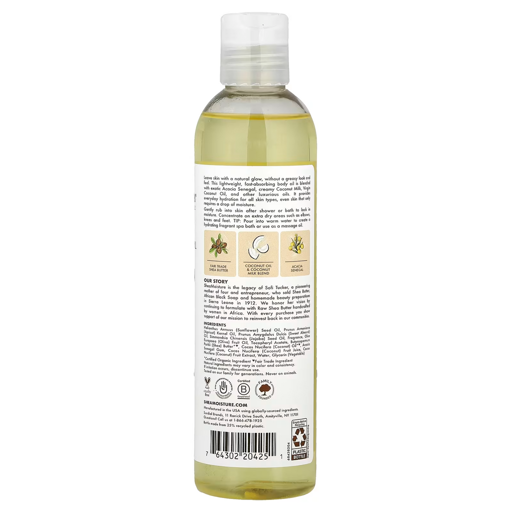 SheaMoisture Virgin Coconut Oil Daily Hydration Body Oil