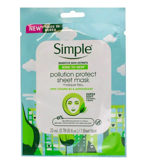 Simple Kind to Skin Pollution Protect Sheet Mask