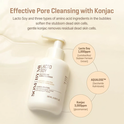 Some By Mi Lacto Soy Mild Peeling Bubble Cleanser