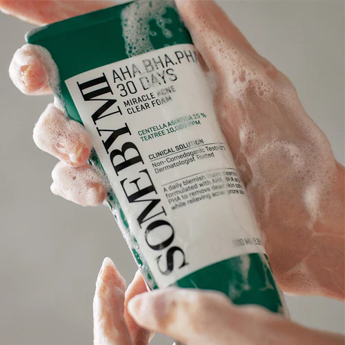 Some By Mi AHA BHA PHA 30 Days Miracle Acne Clear Foam Some by mi