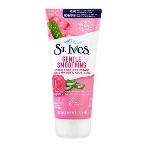 St. Ives Gentle Smoothing Rose Water & Aloe Vera Scrub