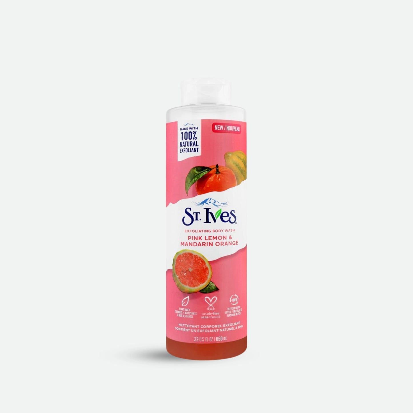 St Ives Pink Lemon & Mandarin Orange Exfoliating Body Wash