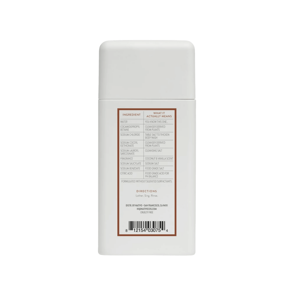 Native Body Wash Coconut & Vanilla (88ml)