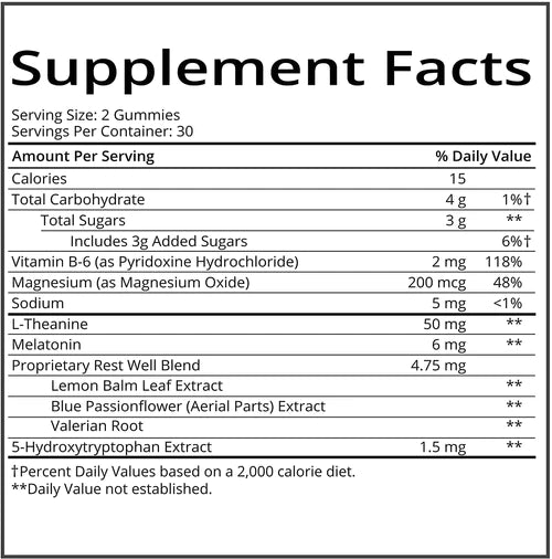 SugarBear Sleep Deep 5‑HTP Vitamin Gummies