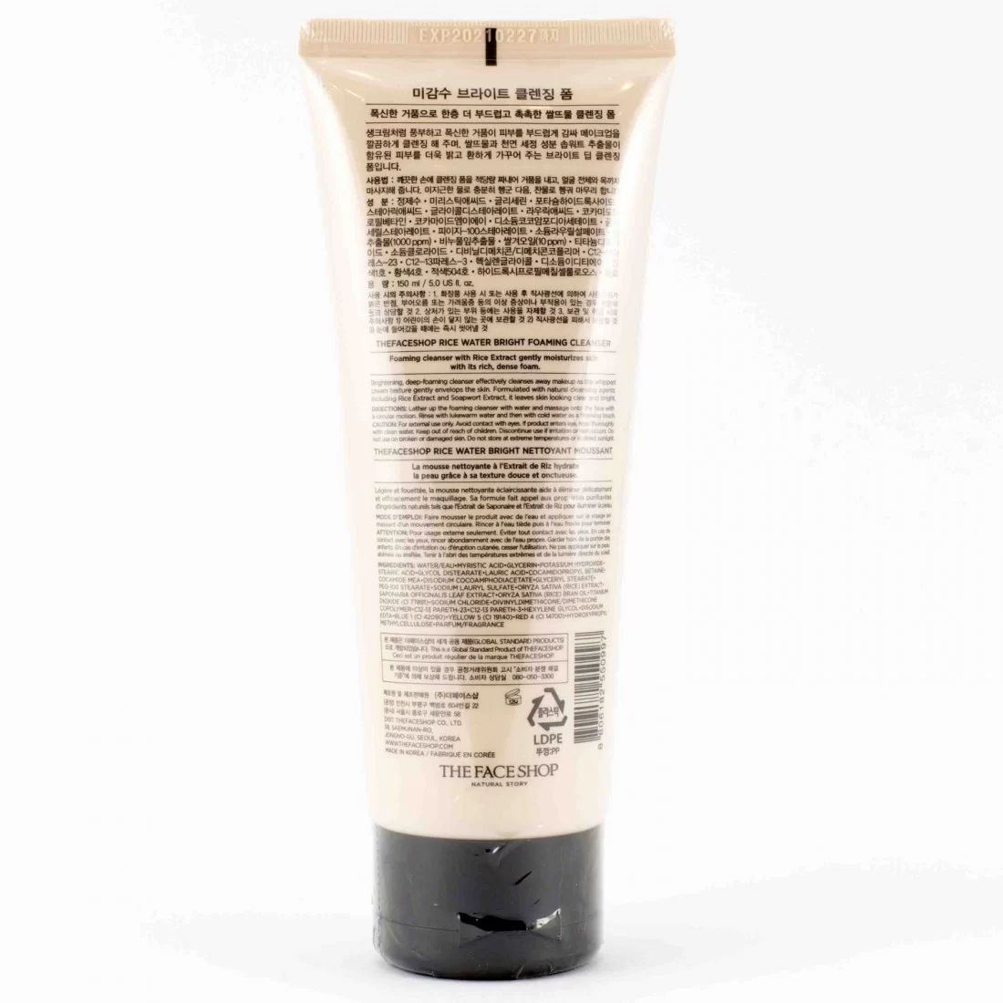 The Face Shop - Rice Water Bright Cleansing Foam