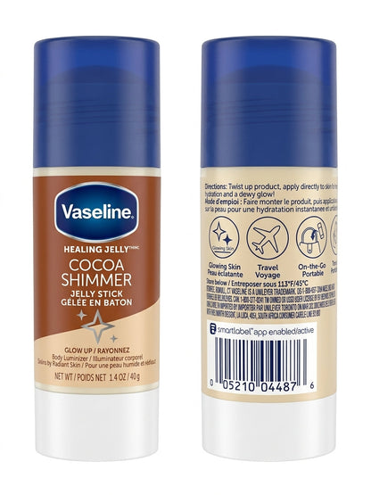 Vaseline Cocoa Shimmer Glow Up Jelly Stick 40g