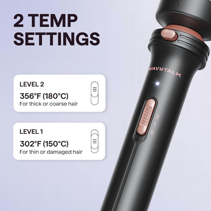 Wavytalk Thermal Brush, 1.5 inch Heated Round Brush for Blowout Look