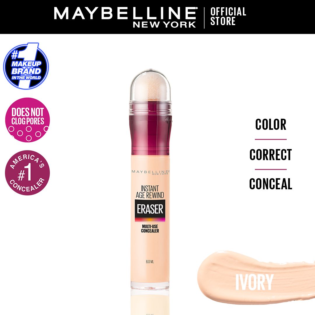 Maybelline Instant Age Rewind Eraser Dark Circle Concealer - 100 Ivory
