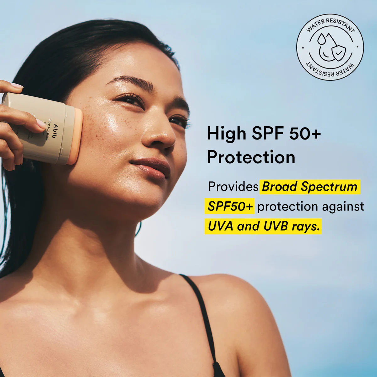 Abib Airy Sunstick SPF50 with water resistant UV protection