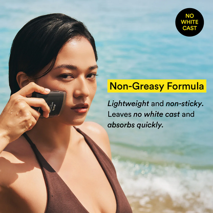 Abib sunstick with non greasy finish and no white cast