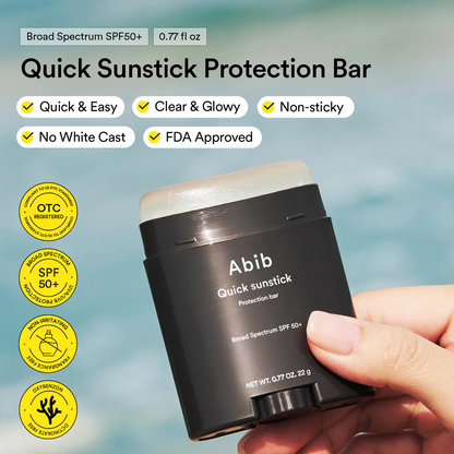 Abib Quick Sunstick Protection Bar SPF50 with no white cast