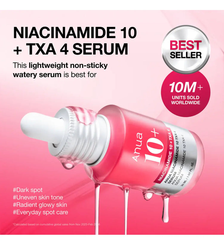 Anua Niacinamide 10% + TXA 4% Dark Spot Correcting Serum