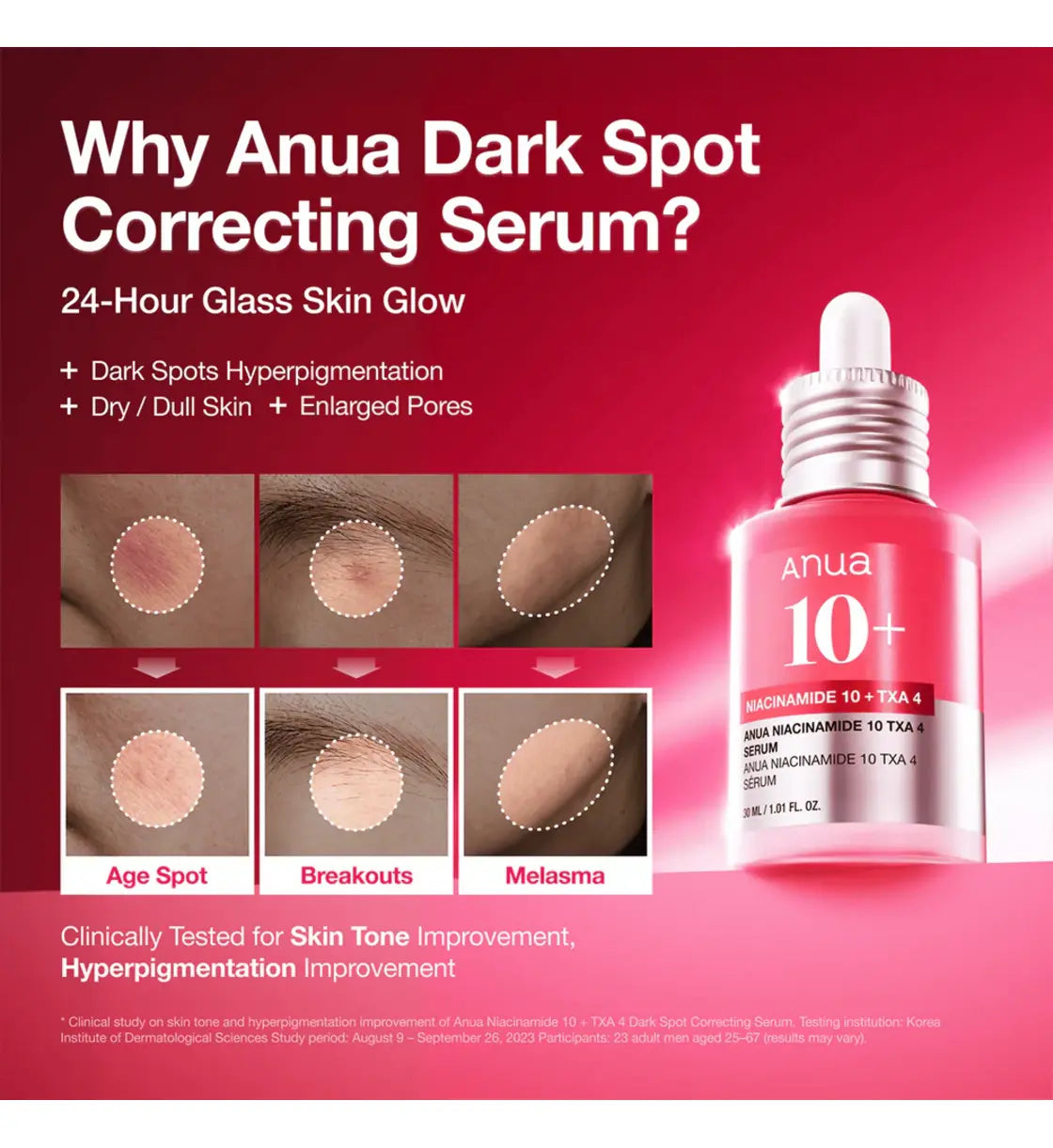 Anua Niacinamide 10% + TXA 4% Dark Spot Correcting Serum
