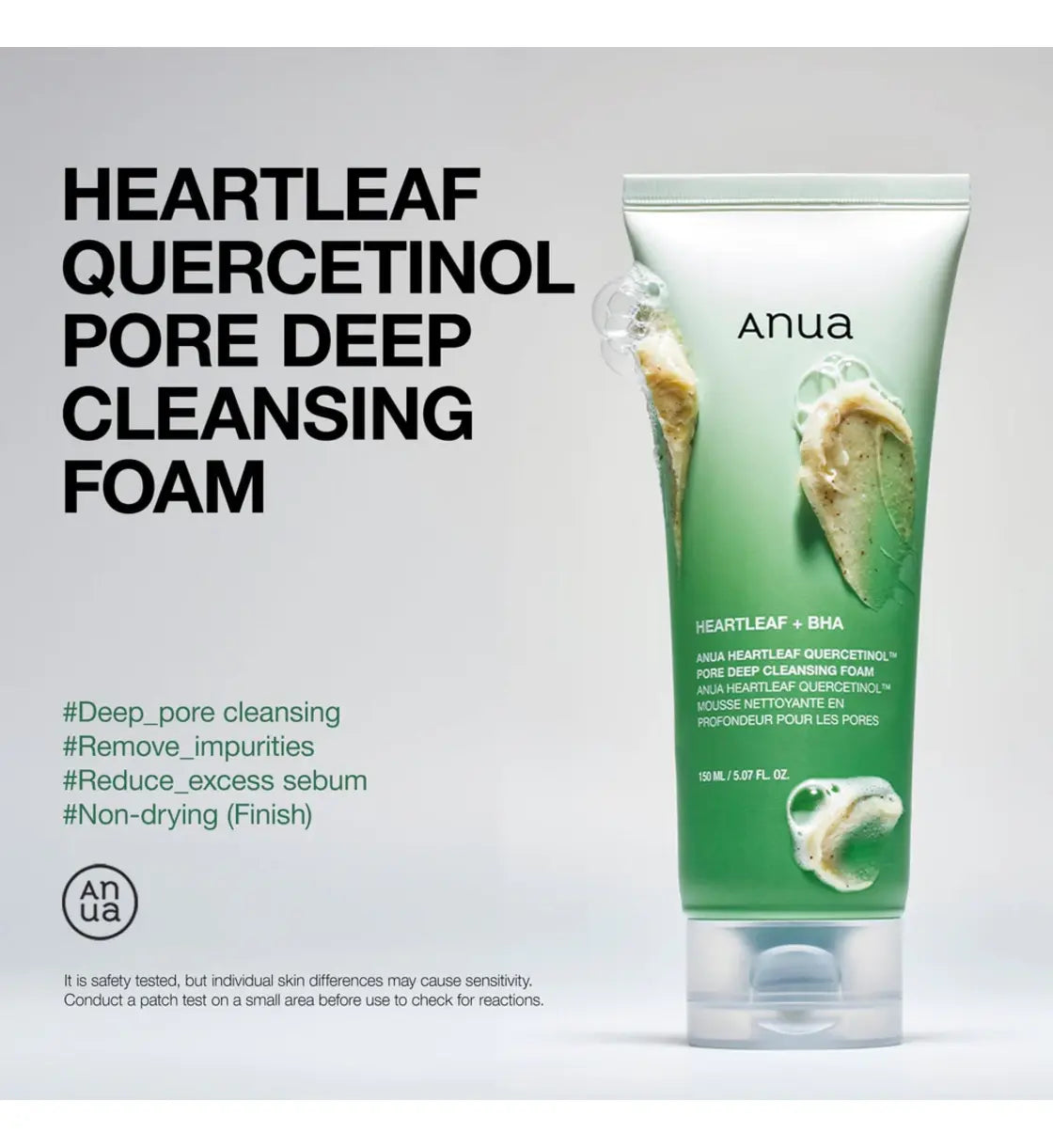 Anua Heartleaf Quercetinol Pore Deep Cleansing Foam