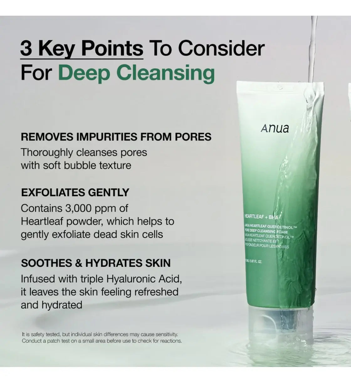Anua Heartleaf Quercetinol Pore Deep Cleansing Foam