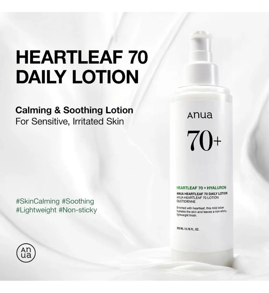 Anua Heartleaf 70 Daily Relief Lotion