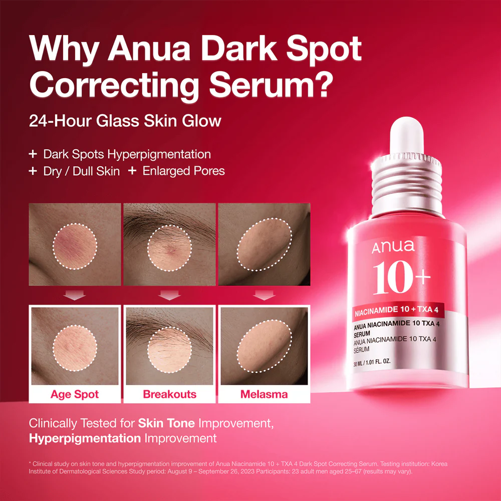 Anua Niacinamide 10% + TXA 4% Dark Spot Correcting Serum