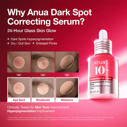 Anua Niacinamide 10% + TXA 4% Dark Spot Correcting Serum