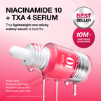 Anua Niacinamide 10% + TXA 4% Dark Spot Correcting Serum
