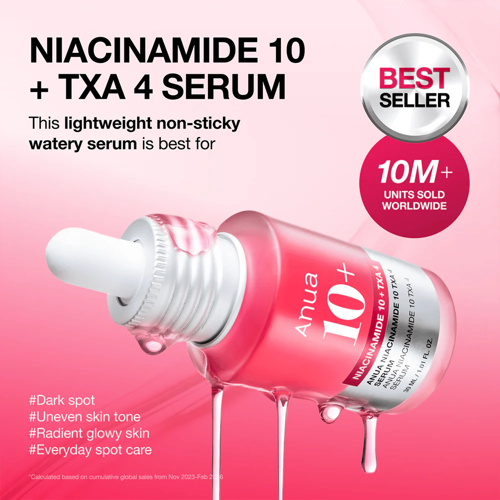 Anua Niacinamide 10% + TXA 4% Dark Spot Correcting Serum