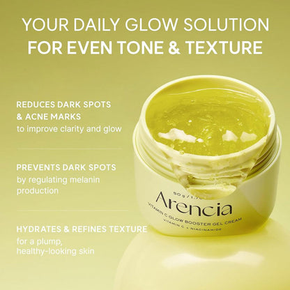 Arencia Vitamin C Glow Booster Gel Cream
