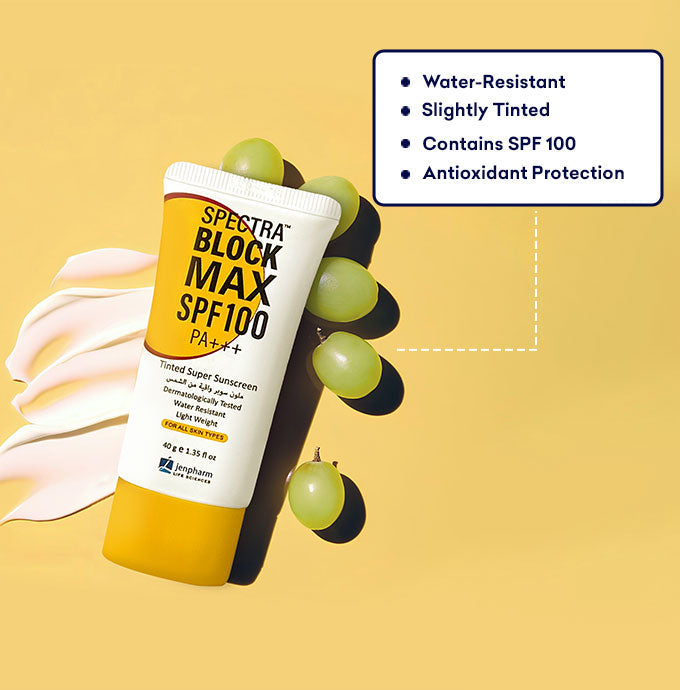 Jenpharm Spectra Block Max Tinted Super Sunblock Cream 40G