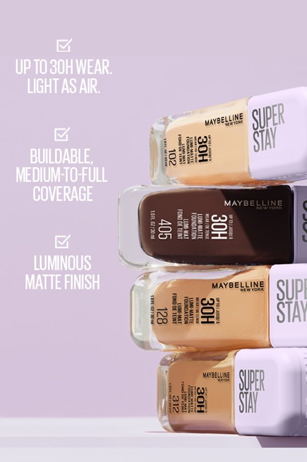 Maybelline New York Superstay Lumi-Matte 30H Foundation 30ml