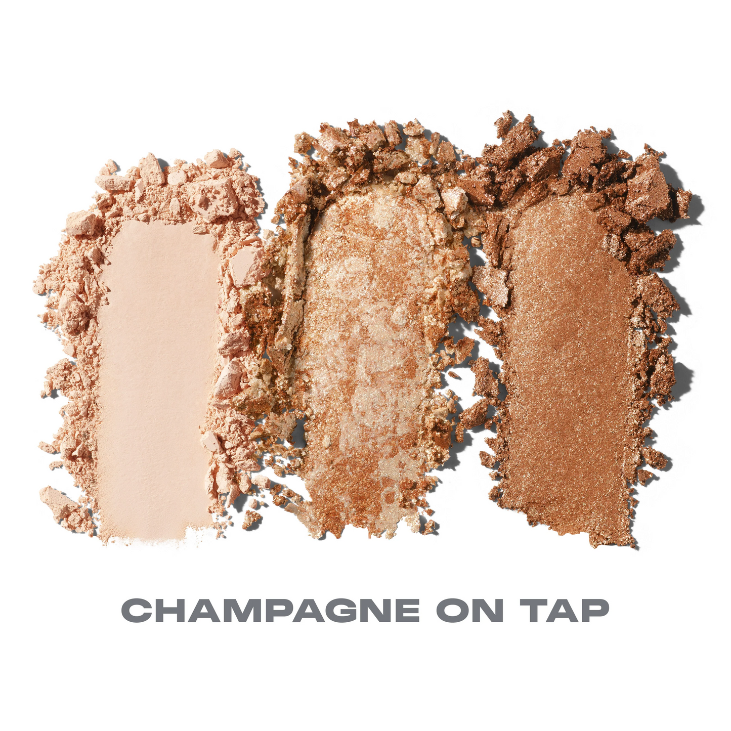 Morphe Dazzling Metal lics Eyeshadow Trio -  Platinum Bombshell