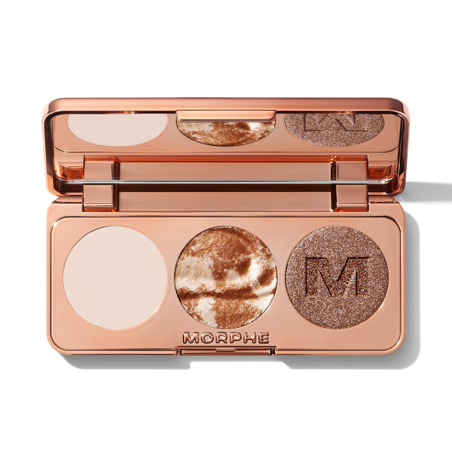 Morphe Dazzling Metal lics Eyeshadow Trio -  Platinum Bombshell